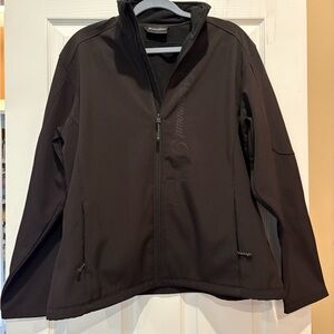 Paramount Pictures Black Softshell Jacket with Subtle Logo